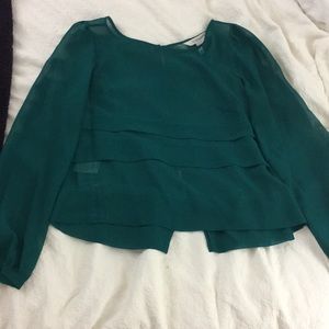 BCBGeneration long sleeve sheer shirt!
